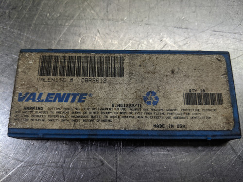 Valenite Carbide Inserts QTY10 CBR 3612 (LOC2984A)