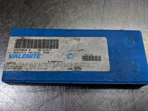 Valenite Carbide Inserts QTY10 SPG 6310A VC935 (LOC2984B)