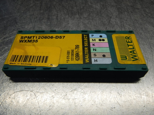Walter Carbide Inserts QTY10 SPMT120606-D57 WXM35 (LOC315)