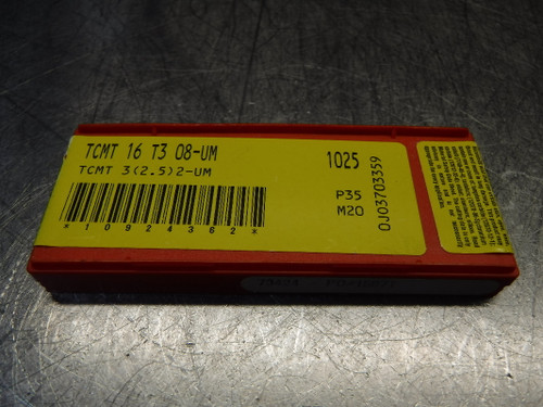 Sandvik Carbide Inserts QTY10 TCMT16 T3 08-UM / TCMT3(2.5)2-UM 1025 (LOC573B)
