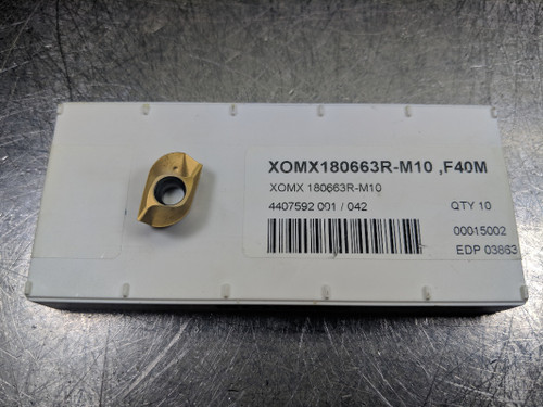 SECO Carbide Inserts QTY10 XOMX180663R-M10 F40M (LOC956)