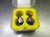 Ingersoll 24.5mm Carbide Drill Tip Inserts QTY2 YBB2450R01 IN2005 (LOC2688C)
