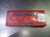 Carmex Carbide Thread Mill Inserts QTY3 H45 I 4 UN MT7 (LOC1202B)