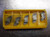 Kennametal Carbide Inserts QTY5 NG3110L KC5025 (LOC1883D)