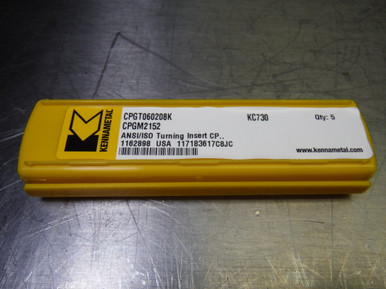 Kennametal Carbide Inserts QTY5 TPGT2152HP / TPGT110208HP KC5025 (C12