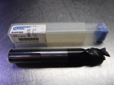 V30804 Destiny Tool 1/8 Carbide 3 Flute End Mill Viper For Aluminum Milling 3 Flute Destiny Tool V30804