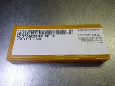 Mitsubishi Carbide Inserts QTY10 VCGT1.51.50.5RF/VCGT080202R-F VP15TF ...