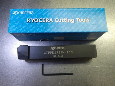 Kyocera 25mm x 25mm Indexable Lathe Tool Holder CTFPR2525M-16N ...