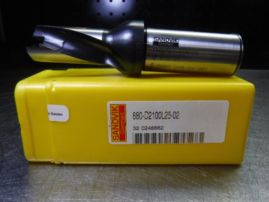 Sandvik 21mm Replaceable Tip Drill 25mm Shank 880-D2100L25-02