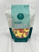 The image shows a resealable bag of gummies with the text "dig in?" and " EVENTFUL SWEETS" on it. The bag contains 1 lb (16 oz) of gummies.
