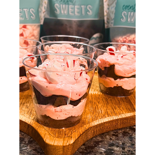 No Bake Peppermint Brownie Cheesecakes Recipe 