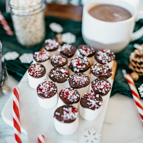 Peppermint Topped Marshmallows