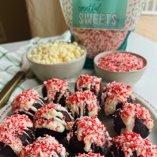 Peppermint Oreo Truffles