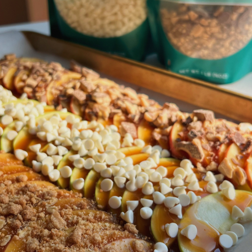 Sheet Pan Caramel Apples