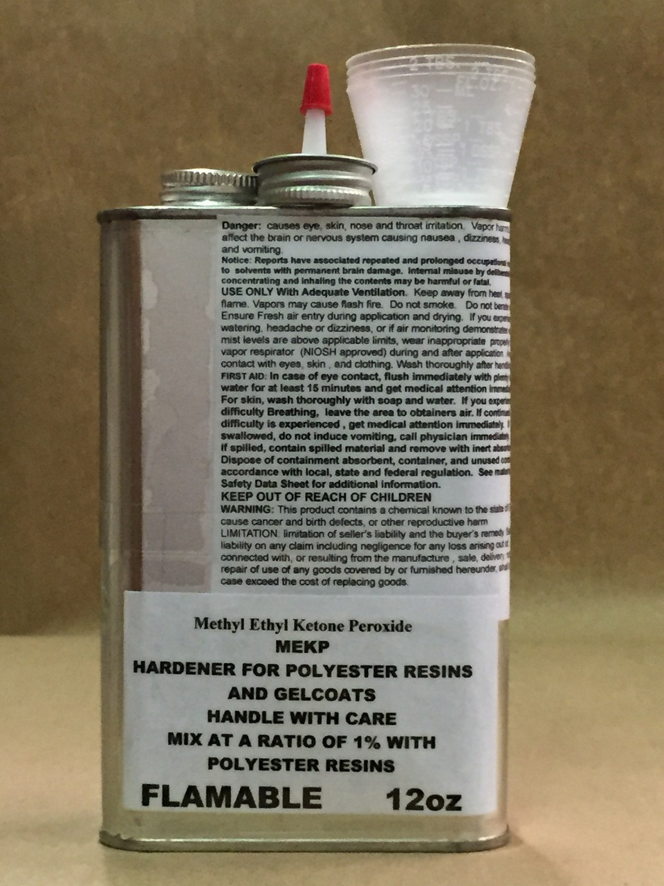 FiberGlass Resin kit & Hardener MEKP HARDENER