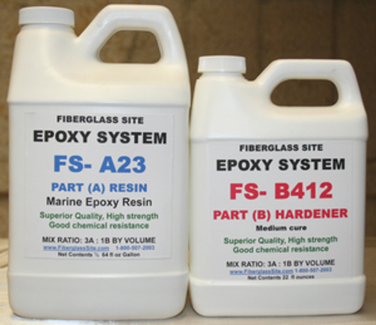 Epoxy resin 67 Gallon Kit Resin & Hardener - Fiberglass site