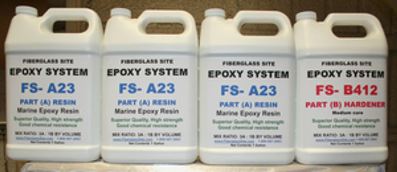 Epoxy resin 4 gallon kit 