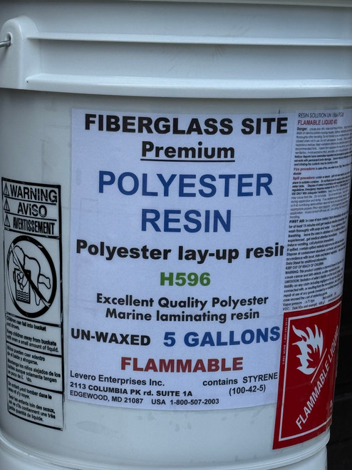 Premium Polyester Resin H596 5g  $229.00+ $48.00 HZMT = $277.00