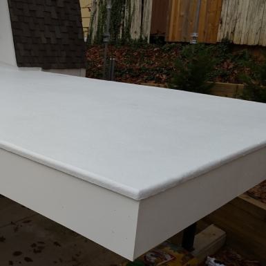 White Fiberglass Deck