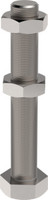 1- 205109-M BOLT AND 2- 334110 NUT