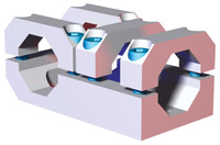 T-CLAMP - 45mm OCTAGON TO 45mm OCTAGON
