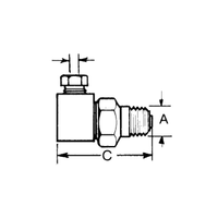 90 DEGREE SWIVEL SS