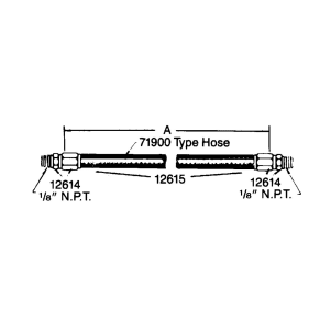 HOSE ASSEMBLY (25.5 LONG)