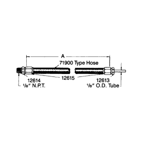 HOSE ASSEMBLY (20 LONG)