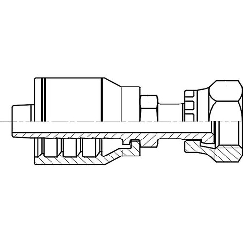 0404 ORFS FEMALE SWIVEL