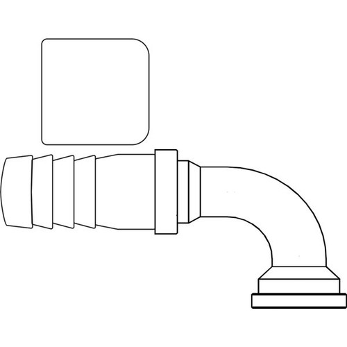 3232 CODE 61 FLANGE 90D BEND