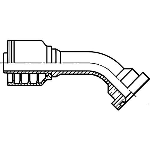 2020 CODE 61 FLANGE 45D BEND