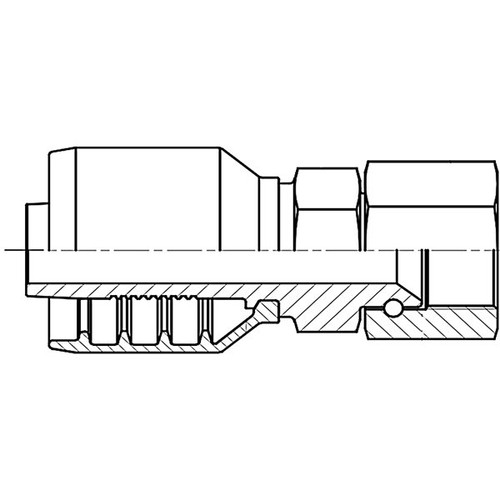 2424 JIC FEMALE SWIVEL