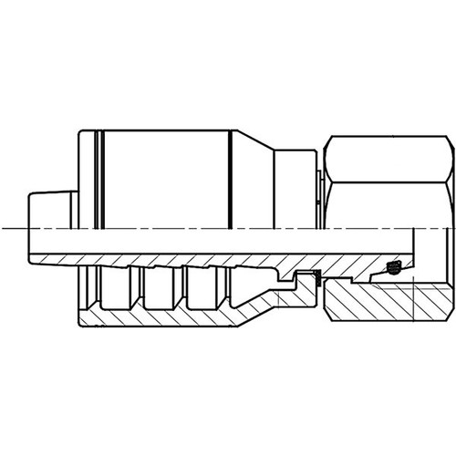 1636 x 2 DKOL FEMALE SWIVEL