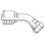 1616 JIC FEMALE SWIVEL 45D BENT TUBE M