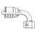 1636 x 2 DKOL FEMALE SWIVEL 90D BENT T