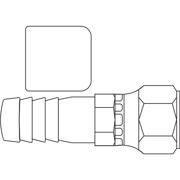 2424 JIC FEMALE SWIVEL