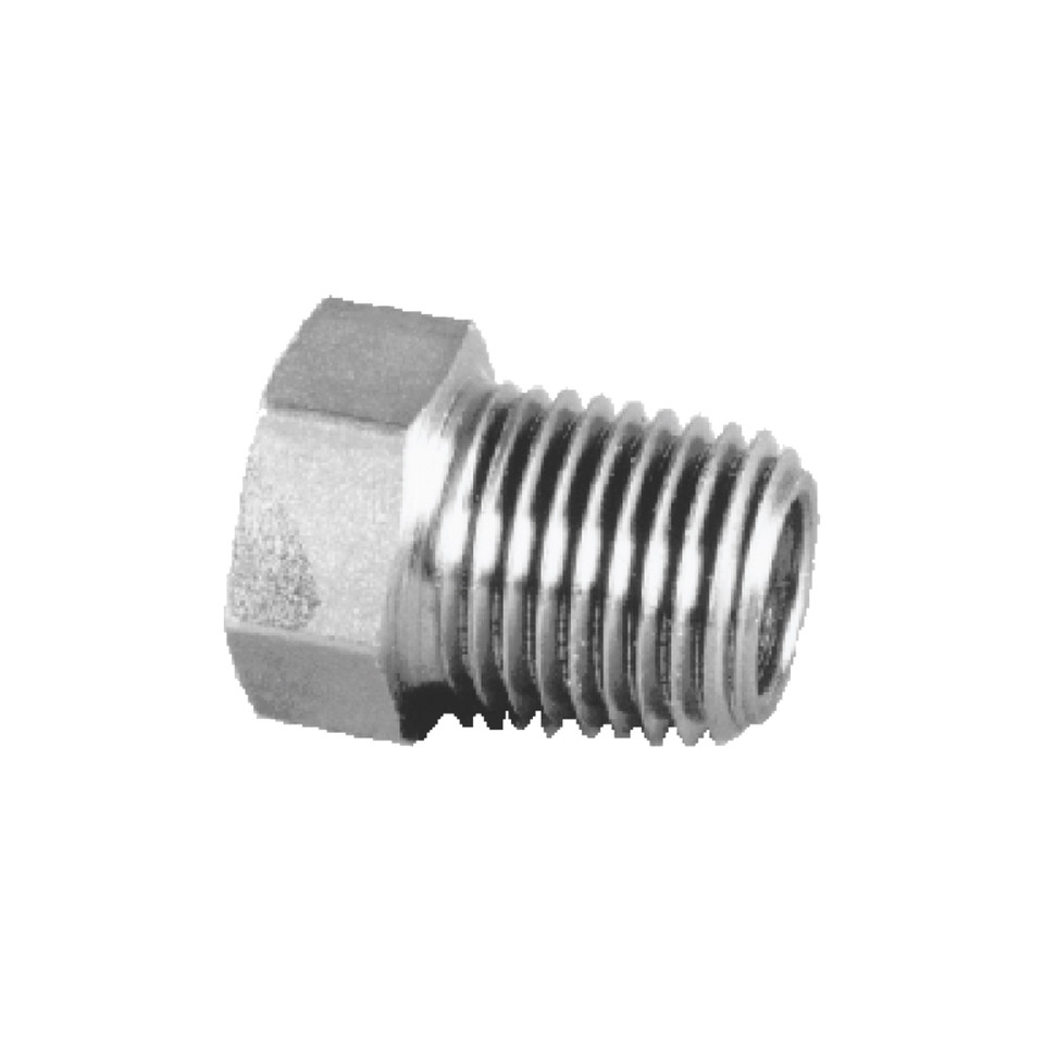 FITTING,1/4 X 1/8 NPTF HEX RED