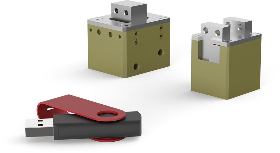 2 Jaw double wedge Parallel Gripper