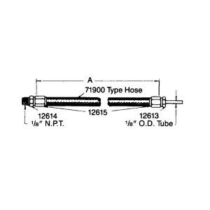 HOSE ASSEMBLY (26 LONG)