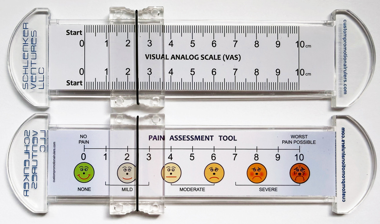 VAS (Visual Analog Scale) Pain Assessment Rulers
