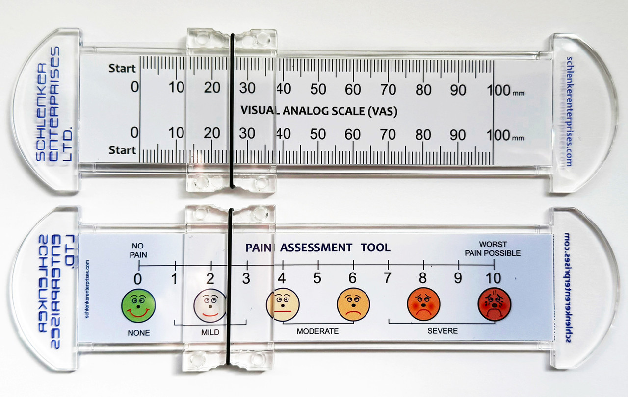 MED-05-100 VAS Pain Scale Rulers 0-100 mm