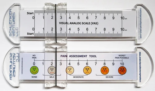 VAS (Visual Analog Scale) Pain Assessment Rulers