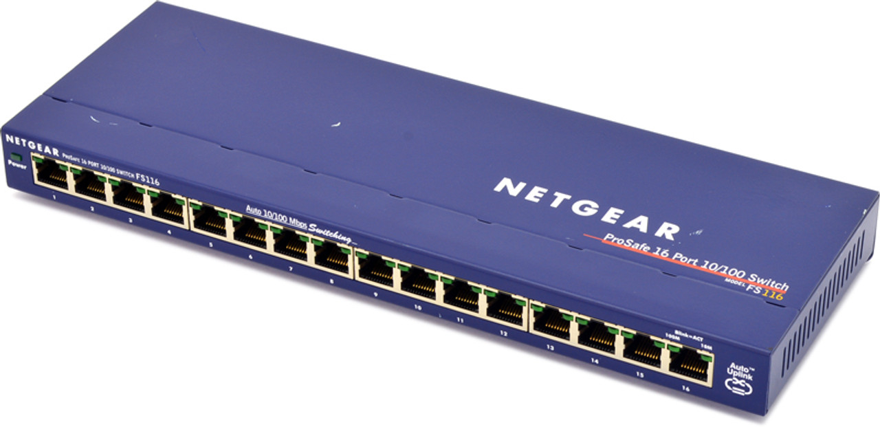 Netgear ProSafe FS116 16 Port 10/100 Ethernet Switch