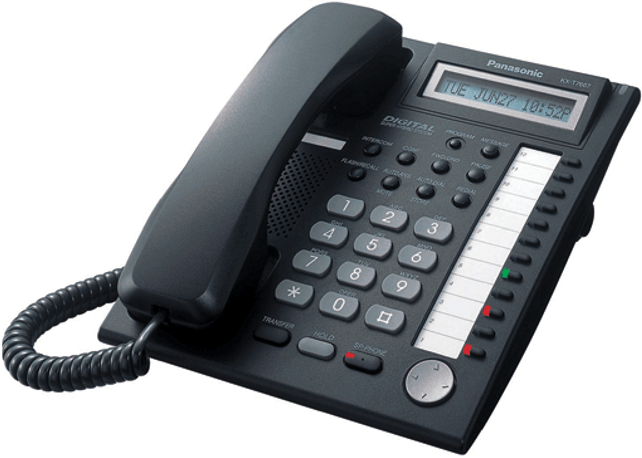 Panasonic KX-T7667-B Digital Display Phone