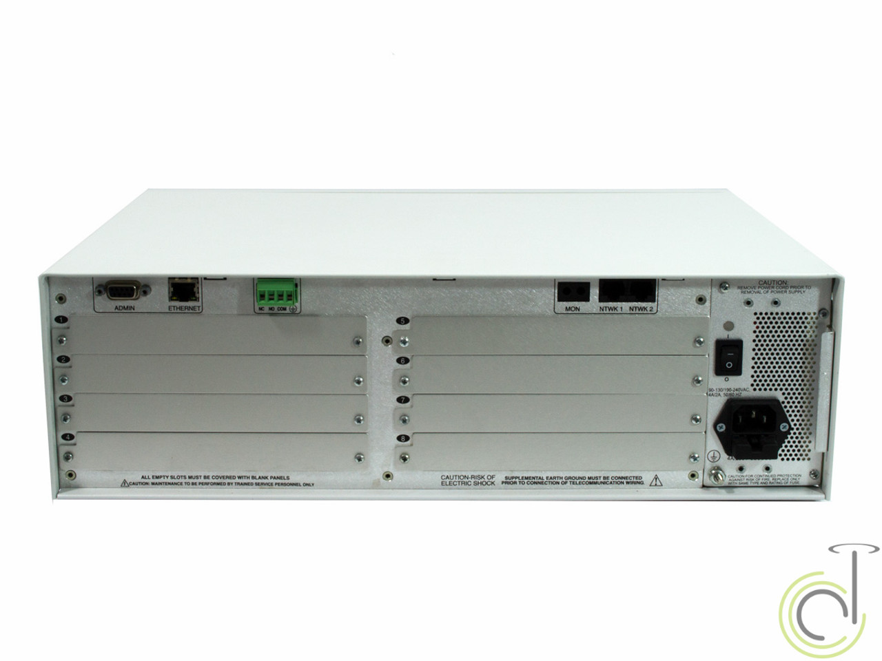 Adtran Atlas 830 Chassis AC 1200780L1 Back