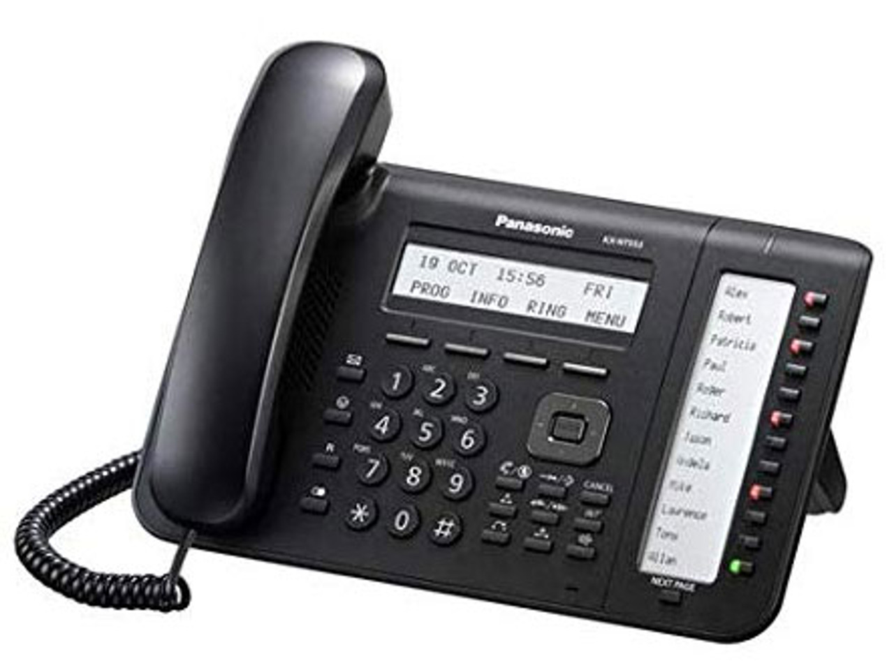 Panasonic KX-NT553 VoIP Display Phone Black