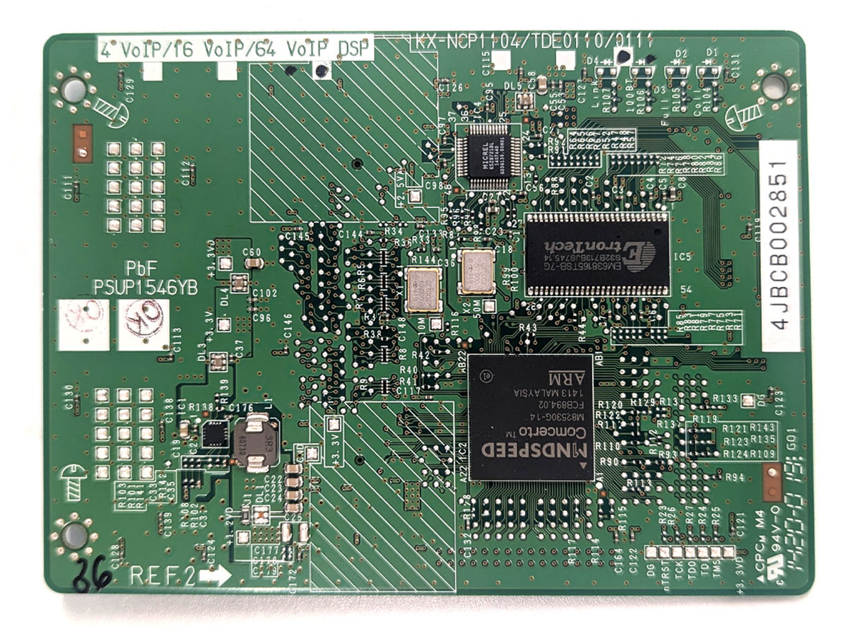Panasonic KX-TDE0111 64 Channel VoIP DSP Card - Dotcom Computers