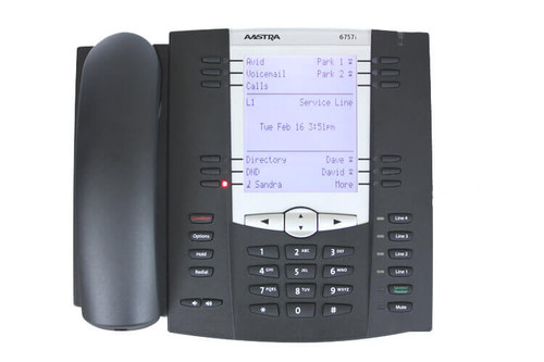 Aastra 6757i Dual Port IP Phone