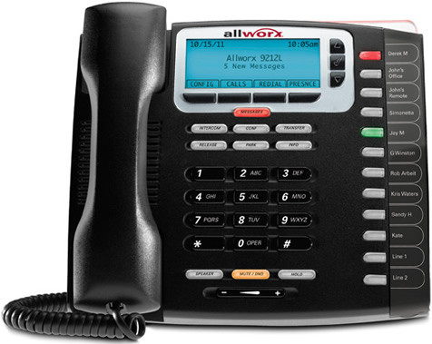 Allworx IP 9212L VoIP Backlit Display Phone