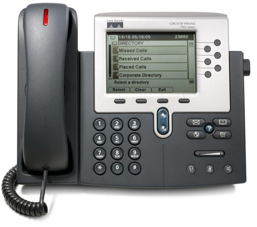 【中古】Telefon IP IPPhone/Cisco 7931G Cisco CP-7931G IP Phone 24 Lines PoE Speakerphone